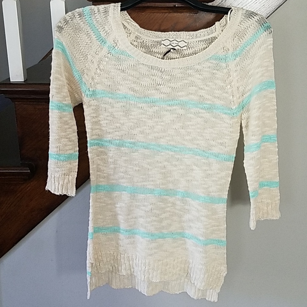 Pink Rose Small, sheer lightweight beachy sweater